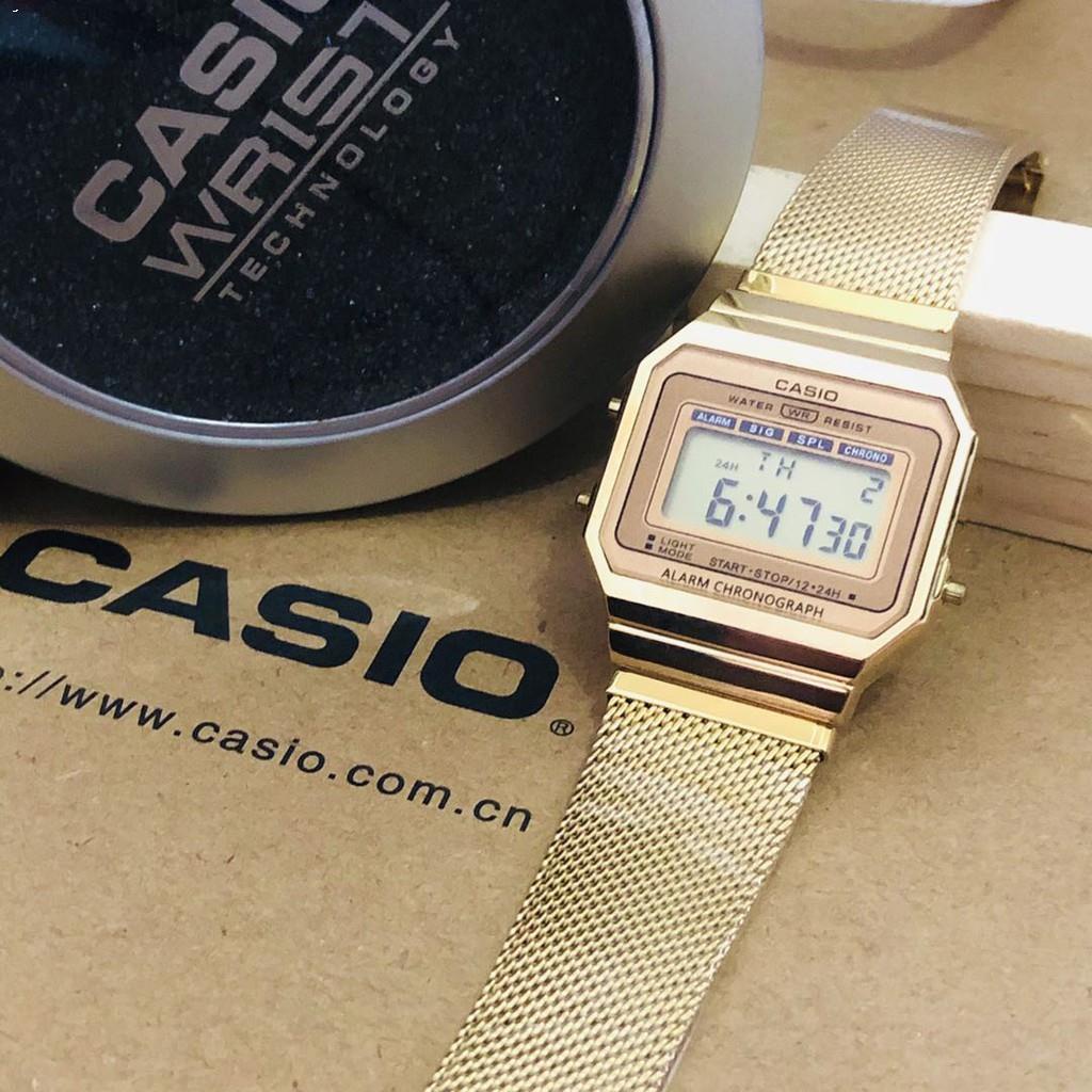 Casio a700w outlet gold