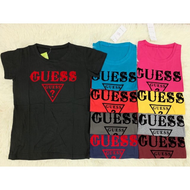 Guess tshirt womens online