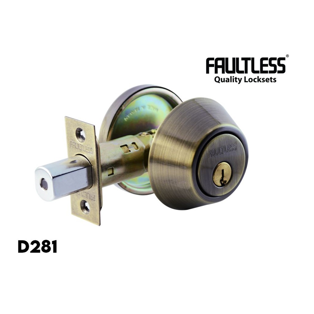 FAULTLESS LOCKSET DEADBOLTS Shopee Philippines