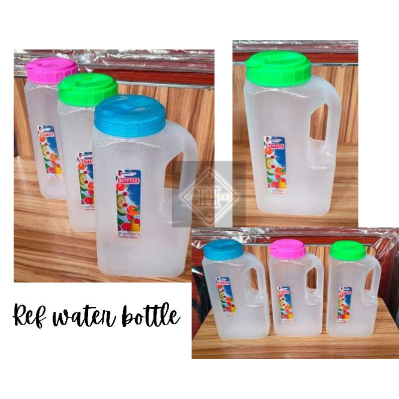 PLASTIC WATER BOTTLE REFRIGERATOR JUG BPA FREE 0211 RANDOM COLOR ONLY