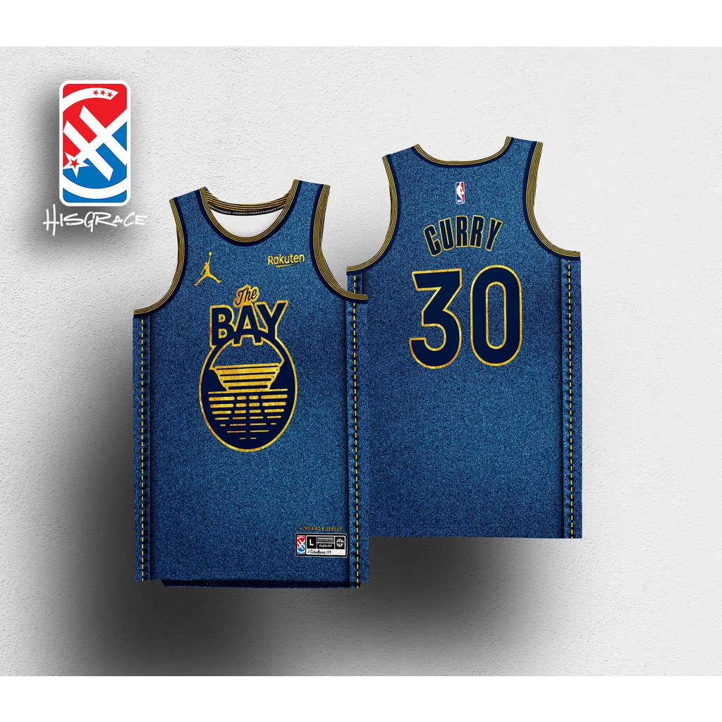 GOLDEN STATE WARRIORS FULL SUBLIMATION - Jeddah NBA Jersey