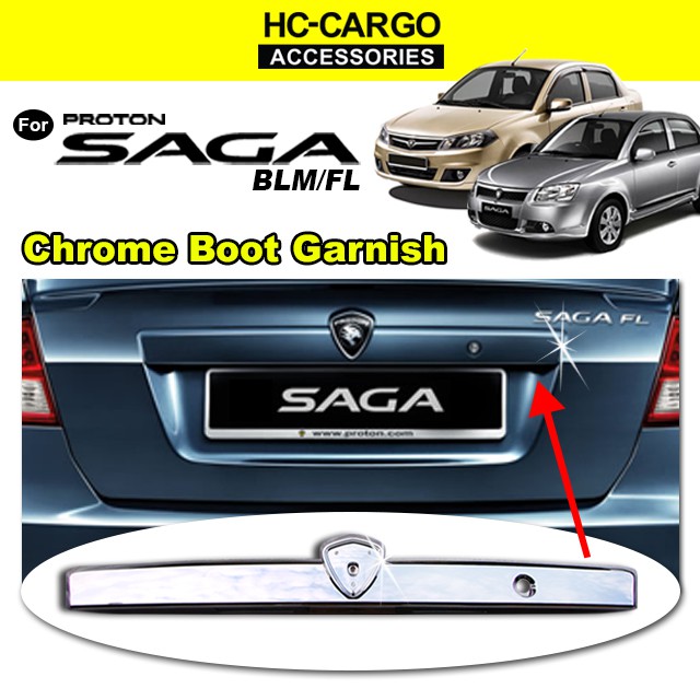 Proton Saga BLM / FL Chrome Boot Garnish Saga / BLM / FL | Shopee ...