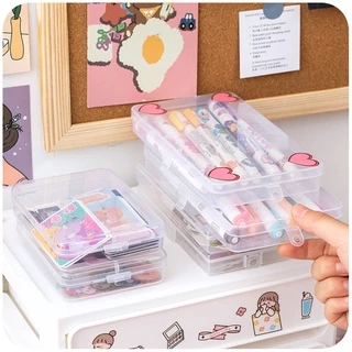 Box Storage Box Sticker Tape Box Stationery Organizer School