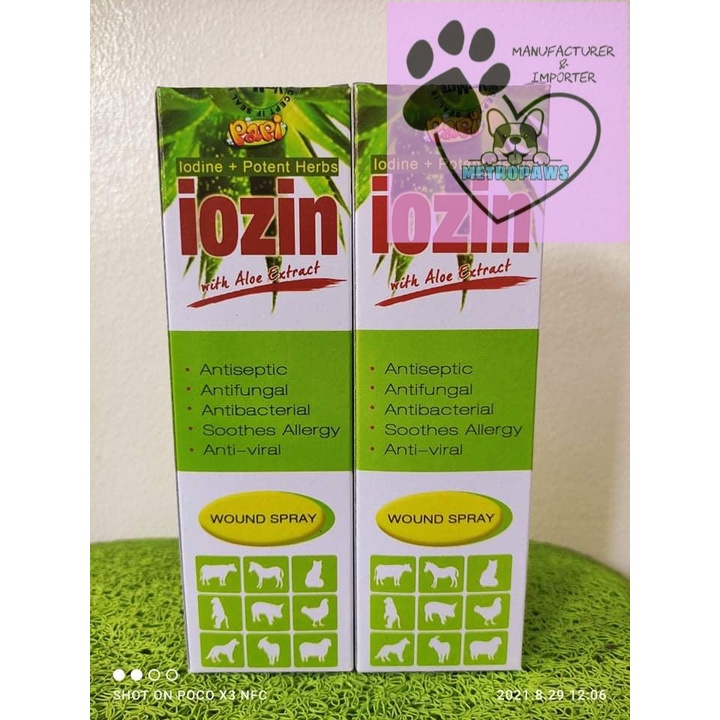 Iozin spray hotsell for dogs