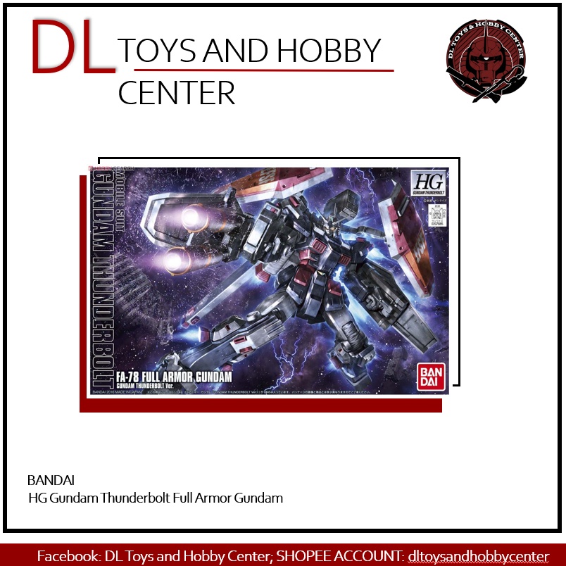 Bandai 1/144 HG Gundam Thunderbolt Full Armor Gundam (DL Toys and Hobby ...