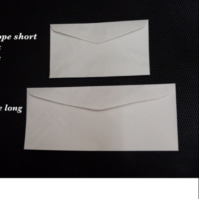 White Envelope Long and Short Shopee Philippines