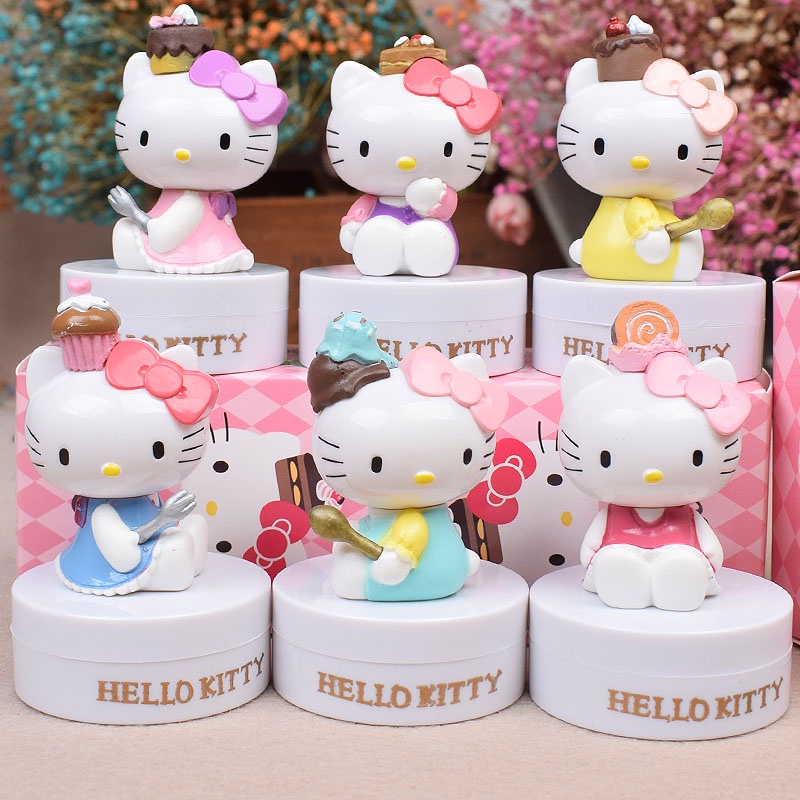 Hello Kitty KTCat Hello Kitty Blind Box Figures Model Doll Car ...