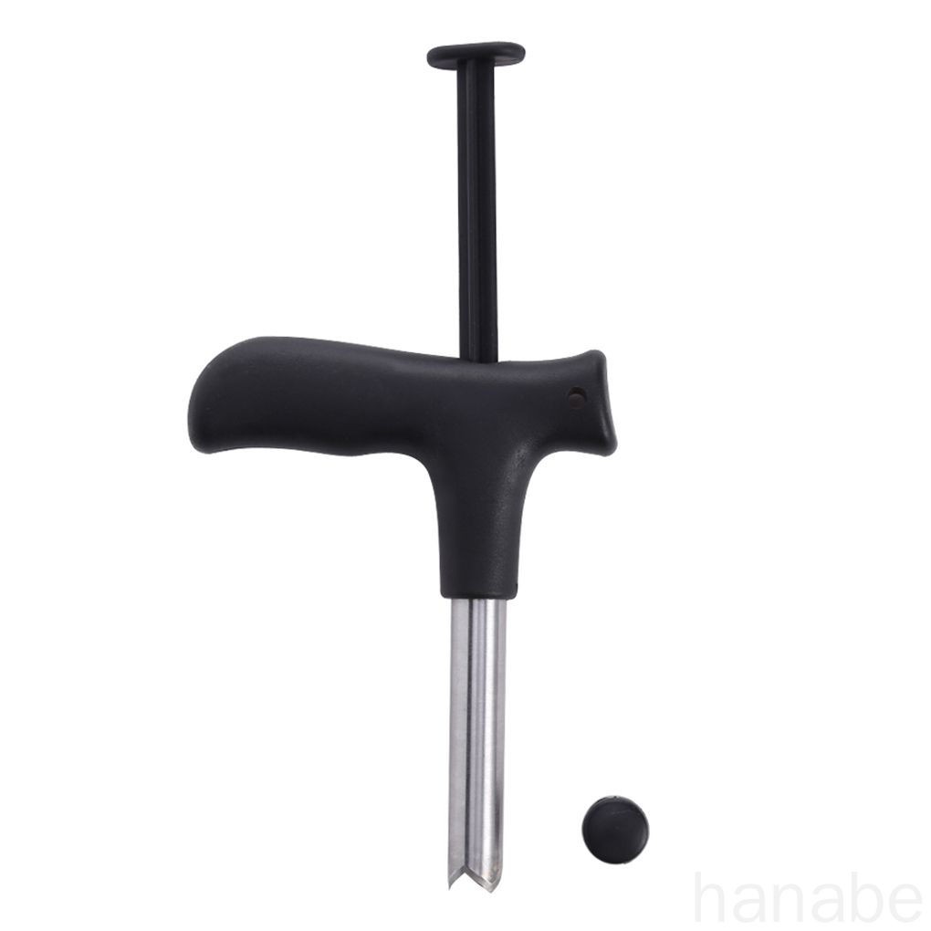 Black Coconut Opener Tool Coco Water Punch Tap Drill Straw Open Hole ...