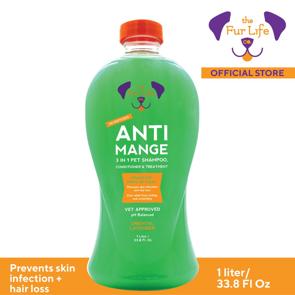 The Fur Life Co. AntiMange 3in1 Dog Shampoo, Conditioner Treatment 1L Shopee Philippines