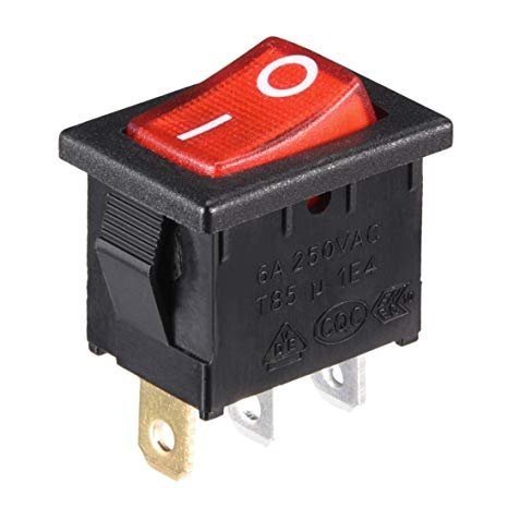 Small 3 Pin On Off Switch + Light / Rocker Switch Small | Shopee ...