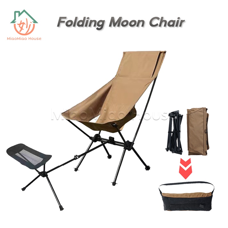 Camping Chair Folding Moon Chair Outdoor Chair Portable Folding Chair