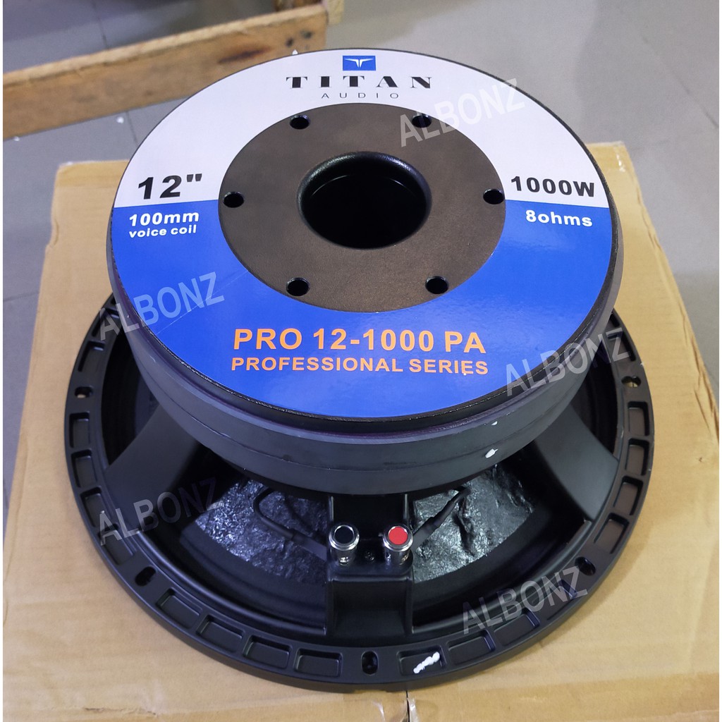 Titan Audio Pro 121000 PA 1000Watts Dual Woofer Speaker