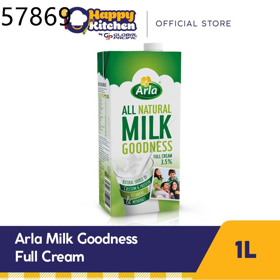 arla full cream milk Arla Milk Goodness Full Cream Milk 1L Shopee