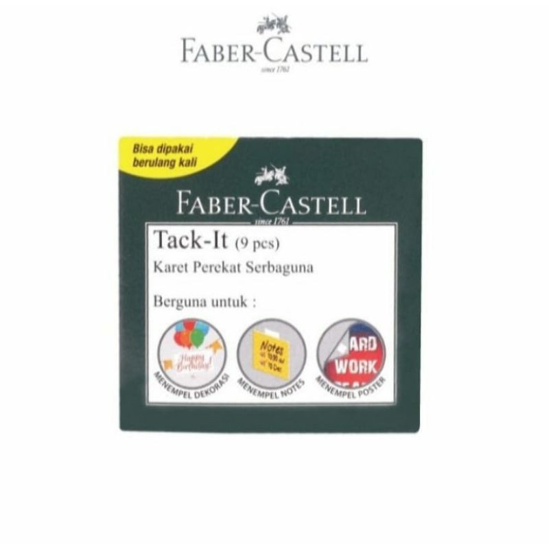 Faber-castell Tack it 6gr / Tack it Faber Castell 6gr / Adhesive Glue ...
