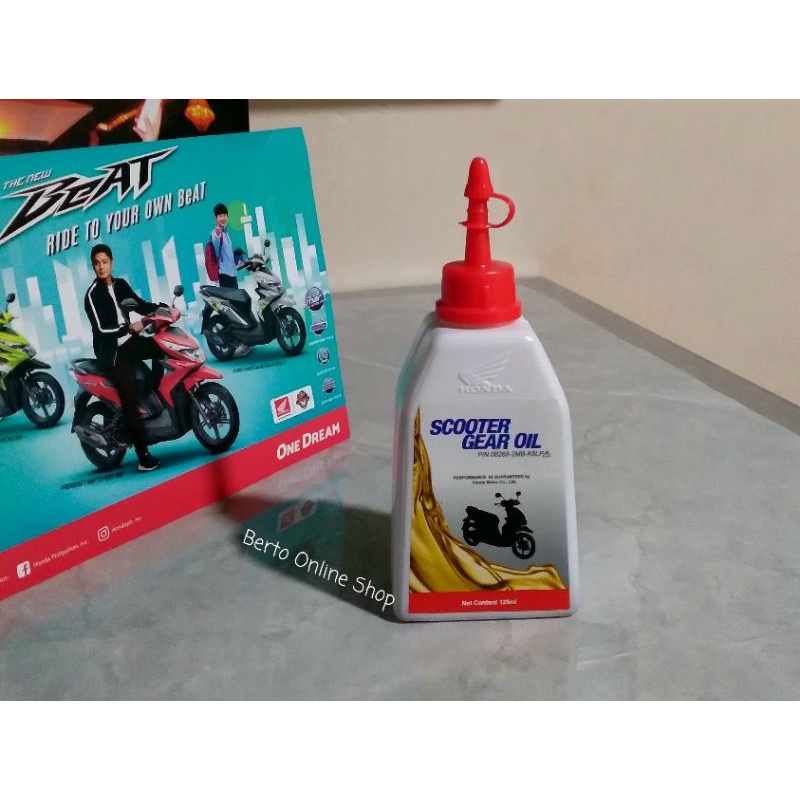 100% Orig (GENUINE) GEAR OIL For HONDA SCOOTER'S Beat Click Scoopy