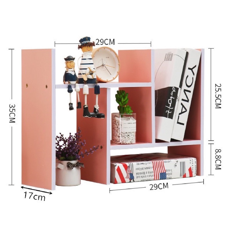 Preloved Adjustable Desktop Rack (Pink) | Shopee Philippines