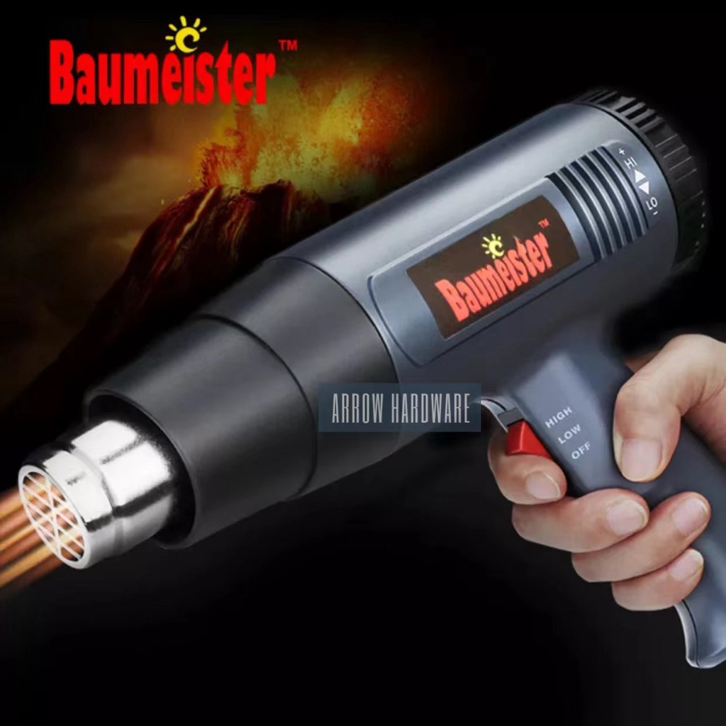 Heavy Duty Heat Gun W Hot Air Blower Gun For Plastic Shopee