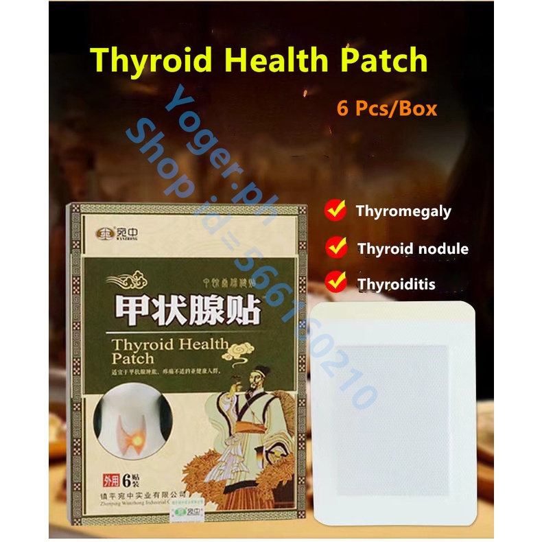 6Pcs/box Herbal Thyroid Patch Specially Treat Thyroid Nodule