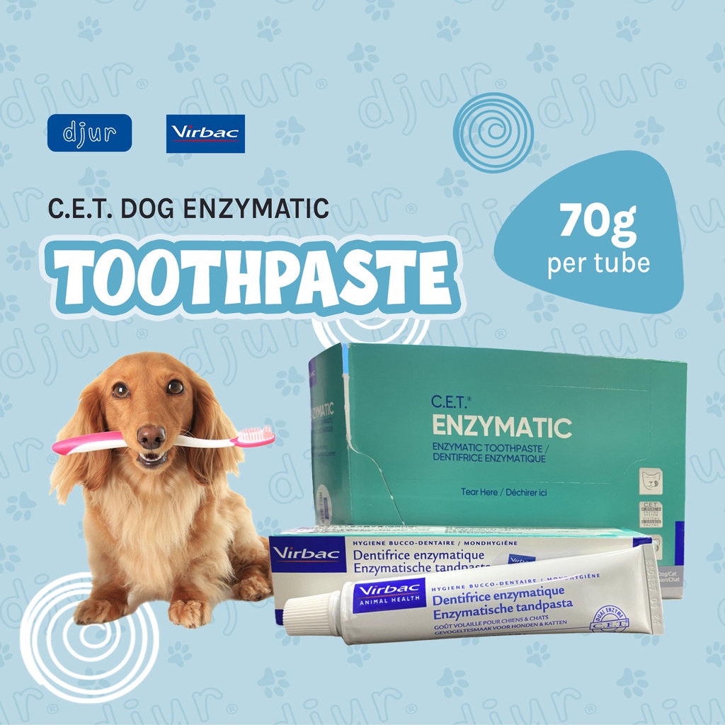 VIRBAC 70g C.E.T. Dog Enzymatic Toothpaste Virbac Periaid Toothbrush Oral Hygiene Shopee Philippines