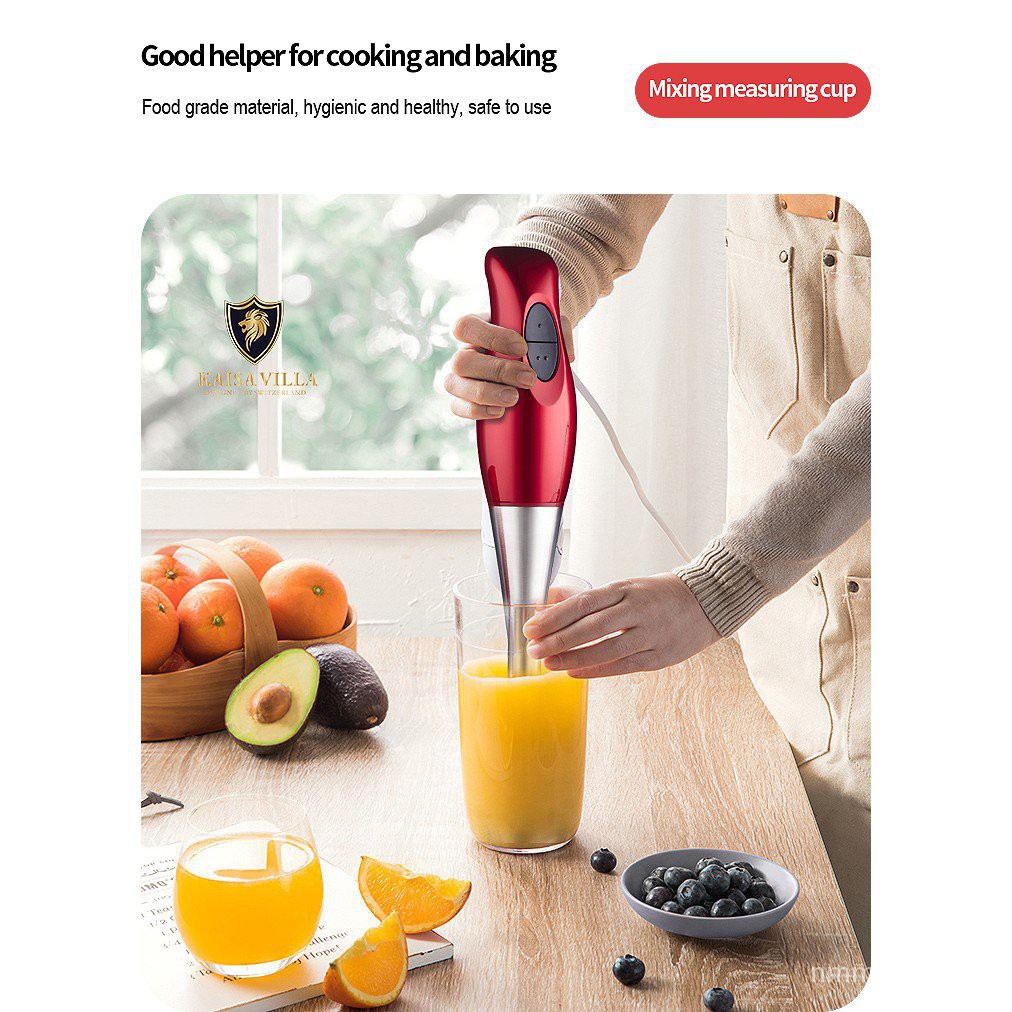 Kaisa Villa Food Processor Hand Blender Immersion Blender Hand Mixer