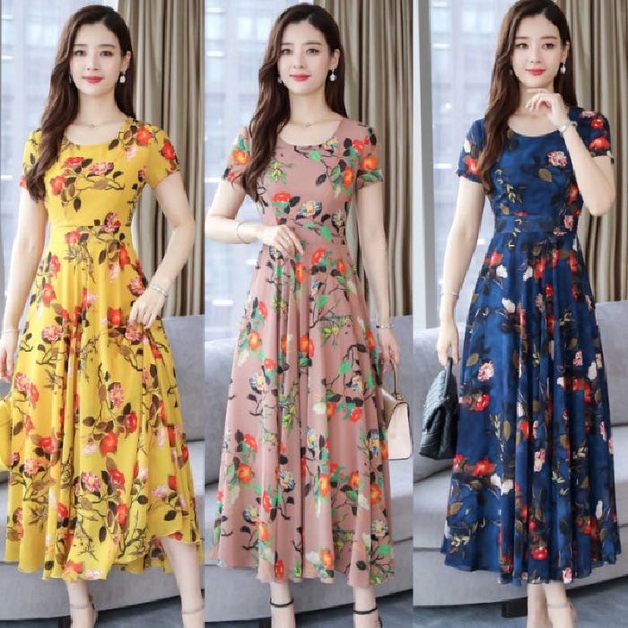 Shopee floral maxi clearance dress