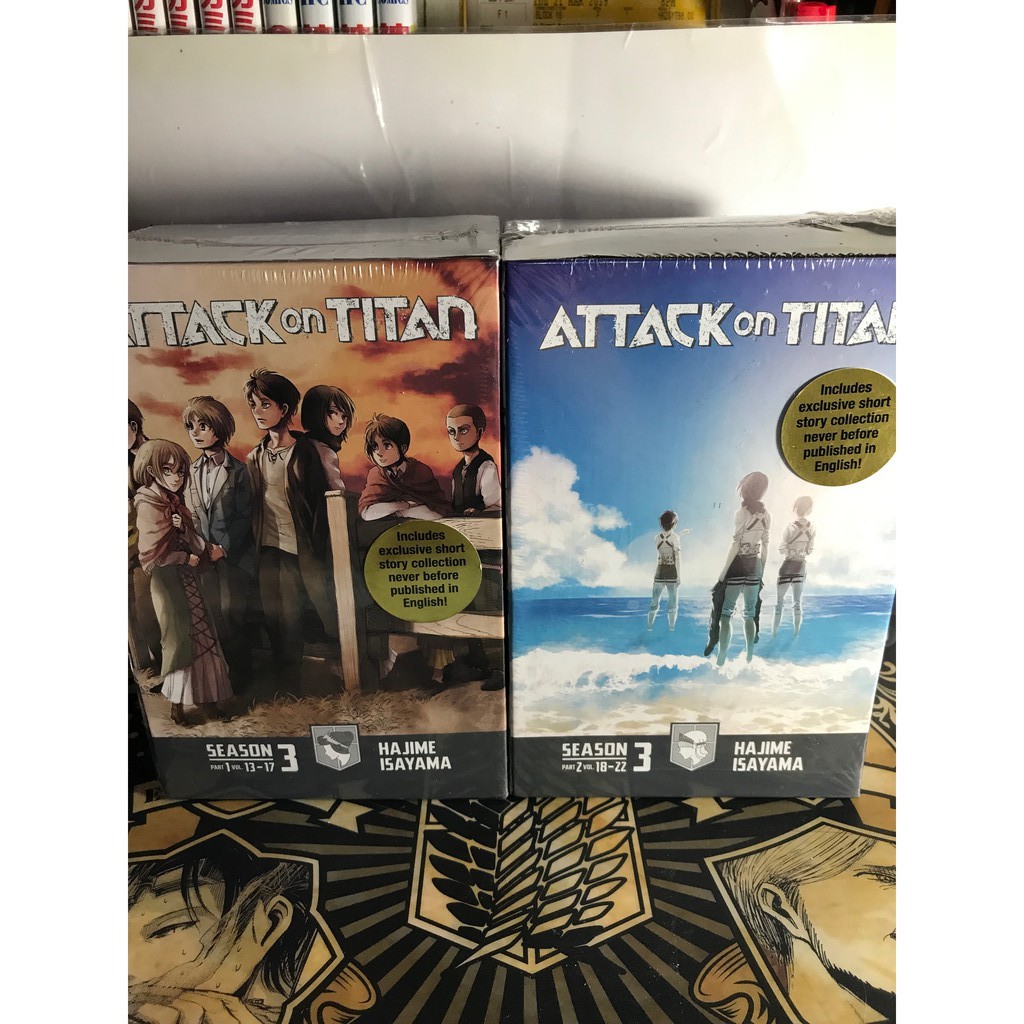 Attack on Titan Season 3 Part 1 Manga Box by Isayama, Hajime