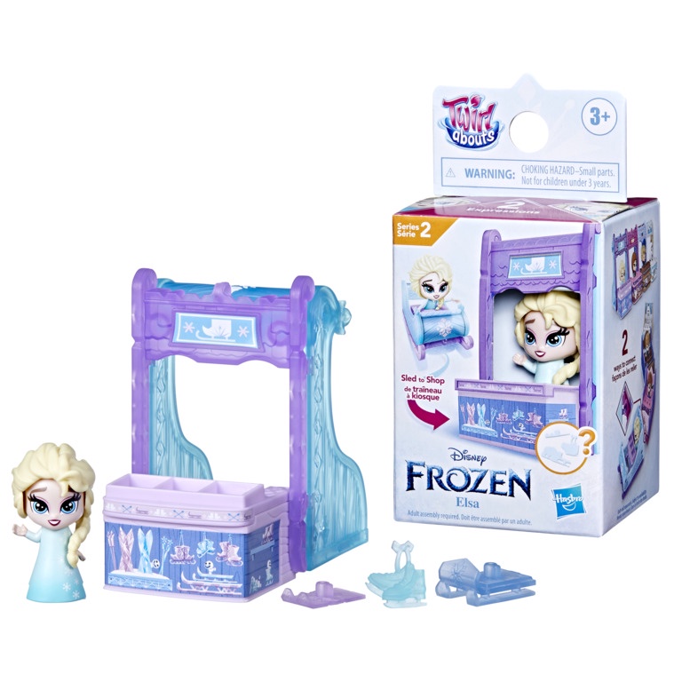 Disney's Frozen Twirlabouts Series 2 Elsa Sled to Shop Playset ...