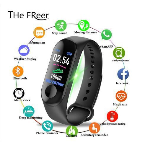 Fitness band sales m3 price