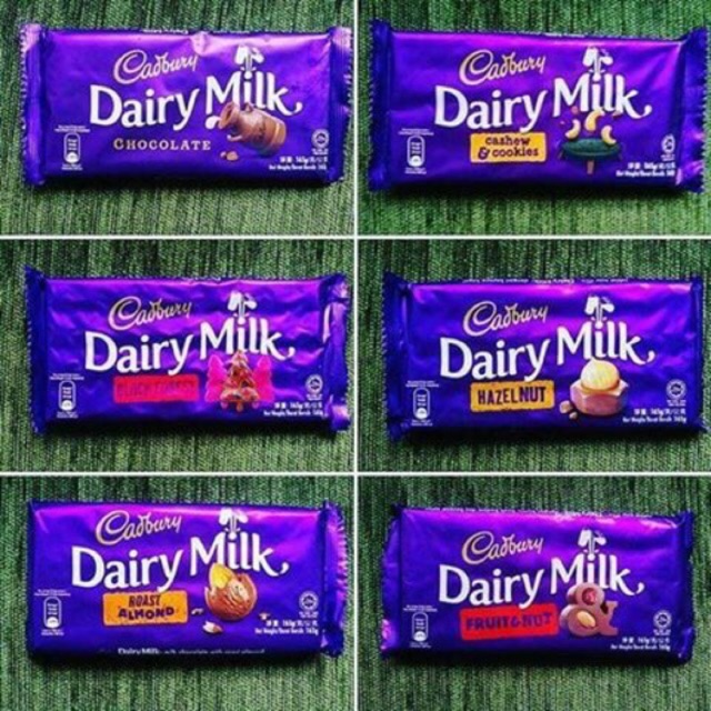 Cadbury Dairy Milk Bar 165g Shopee Philippines