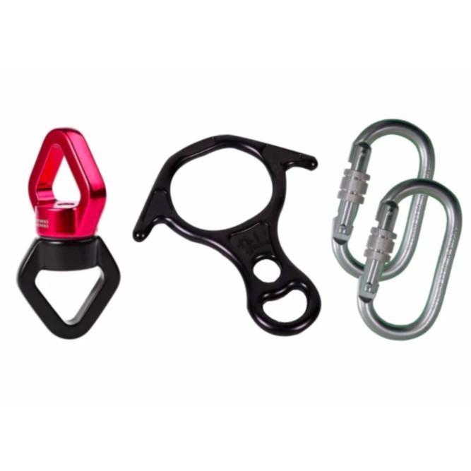 Adela Rock Climbing Rope Connector Set(1) AG15 Swivel Connector+ (2
