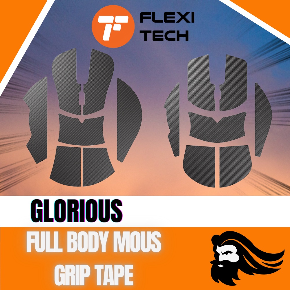 Flexi Tech Glorious Full Body Mouse Grip Tape Model D Minus / Model O