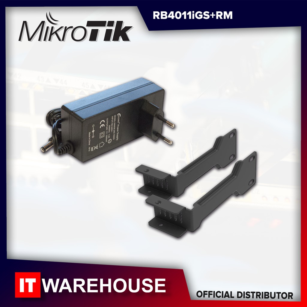 MikroTik RB4011- 10-Port Gigabit and SFP+ Management Rackmount Router w ...