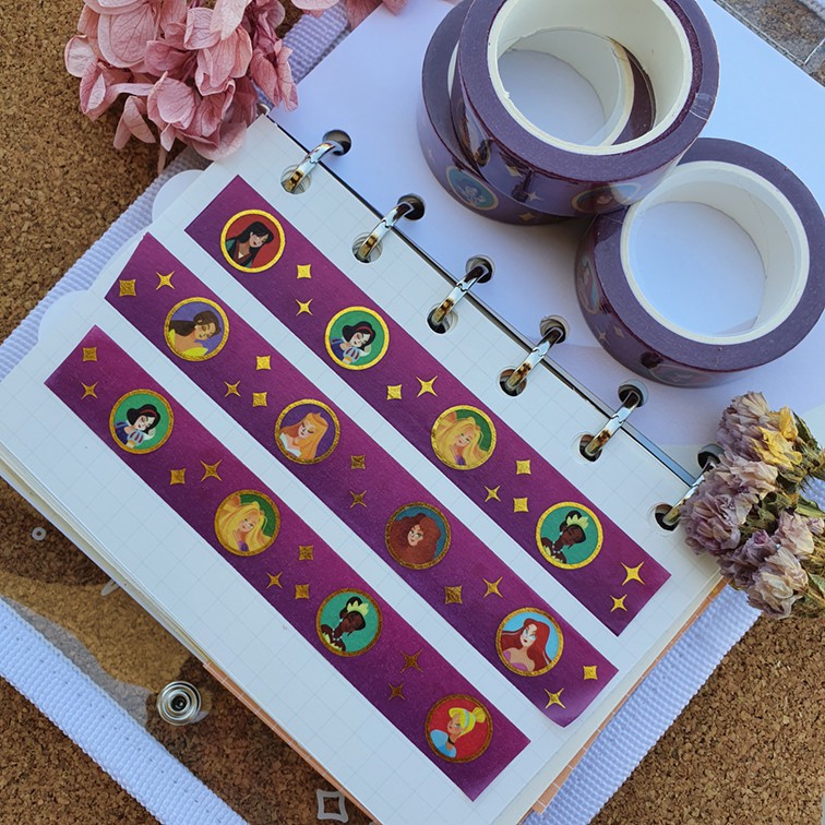 Disney Princesses Washi Tape (Gold foil) Shopee Philippines