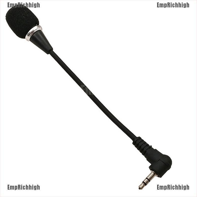 QrhYK 3.5Mm Flexible Microphone Pc Laptop Dedicated Desktop External ...
