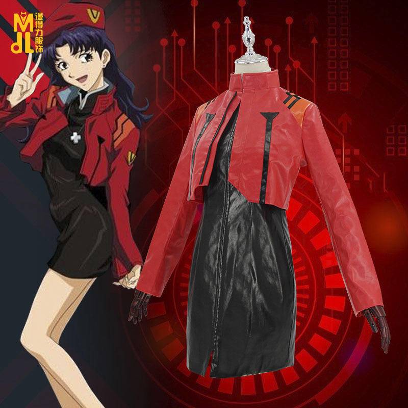 Neon Genesis Evangelion cos clothing female EVA Katsuragi Misato ...