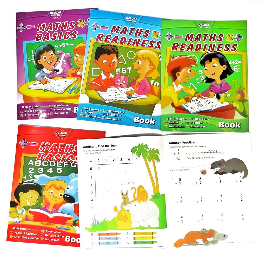 FS 250 Math Book Set (Basics and Readiness) Educational Book | Shopee ...