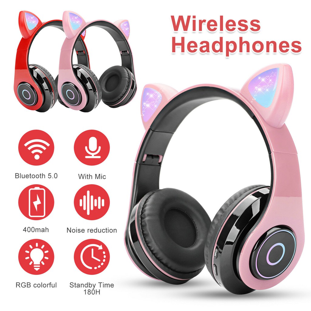 Cat ear headphones shopee new arrivals