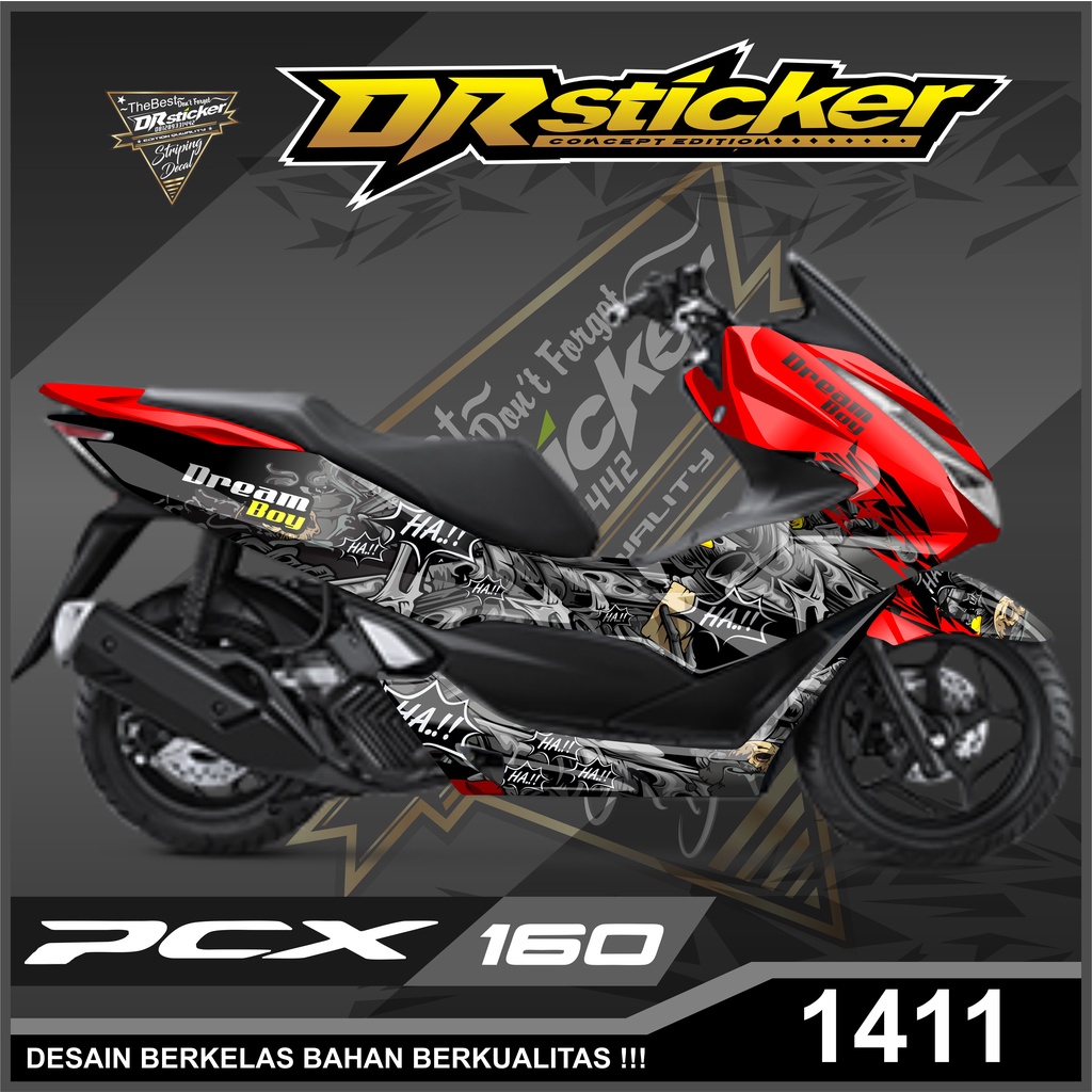 Dekal sticker PCX 160 full body sticker Antem PCX Design Dream Boy ...
