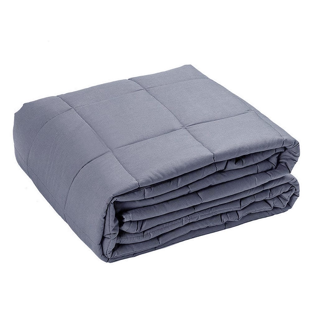 PREMIUM Soft Weighted Blanket 20lbs for Adult Grey Weighted