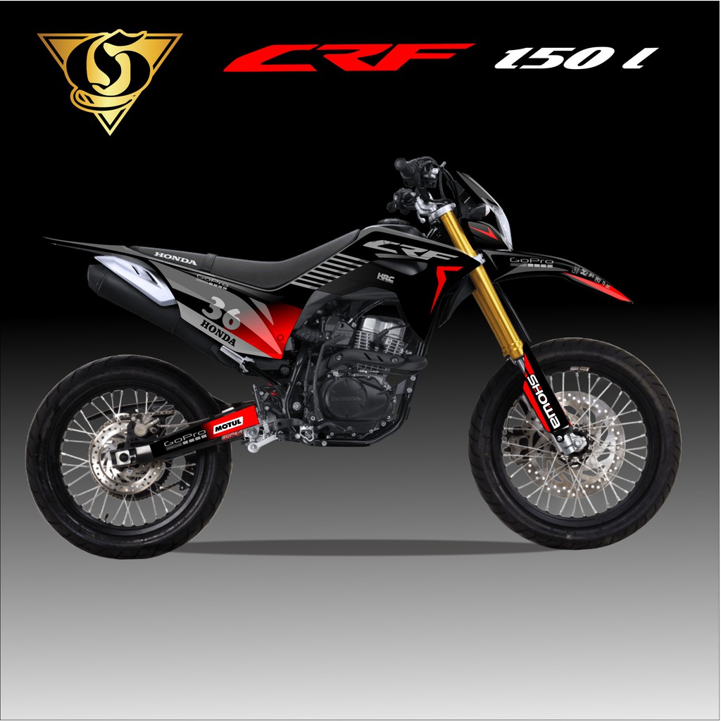 Decal Stickerdekal Sticker Honda Crf 150 Full Body Code 08 Shopee Philippines 5629