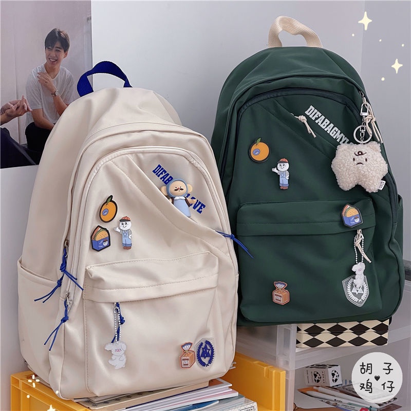 Korean Version of Ulzzang Largecapacity Schoolbag Japanese Harajufeng