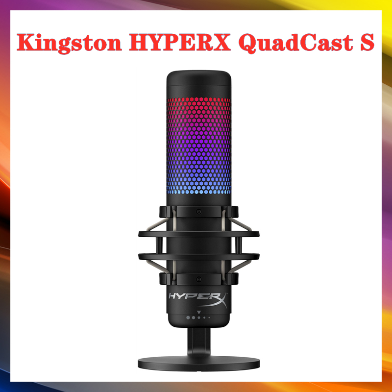 HyperX QuadCast S USB Condenser Gaming Microphone,Full