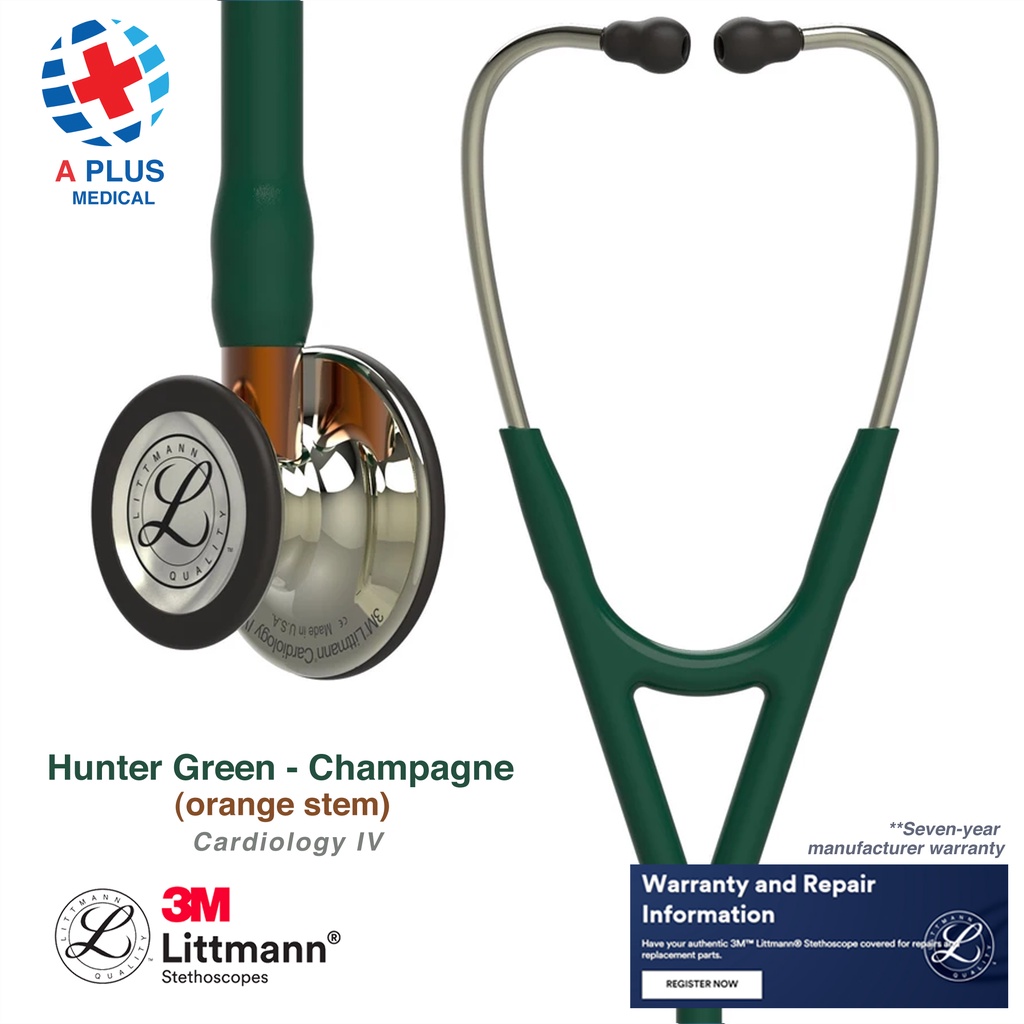 3M Littmann Cardiology IV Stethoscope Special Edition Hunter Green