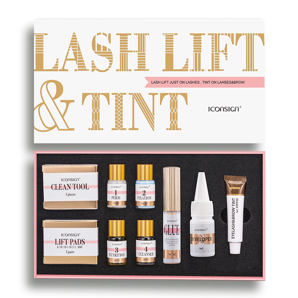 ICONSIGN Lash Lift and EyeLash Eyebrow Dye Tint Kit Perm combination ...