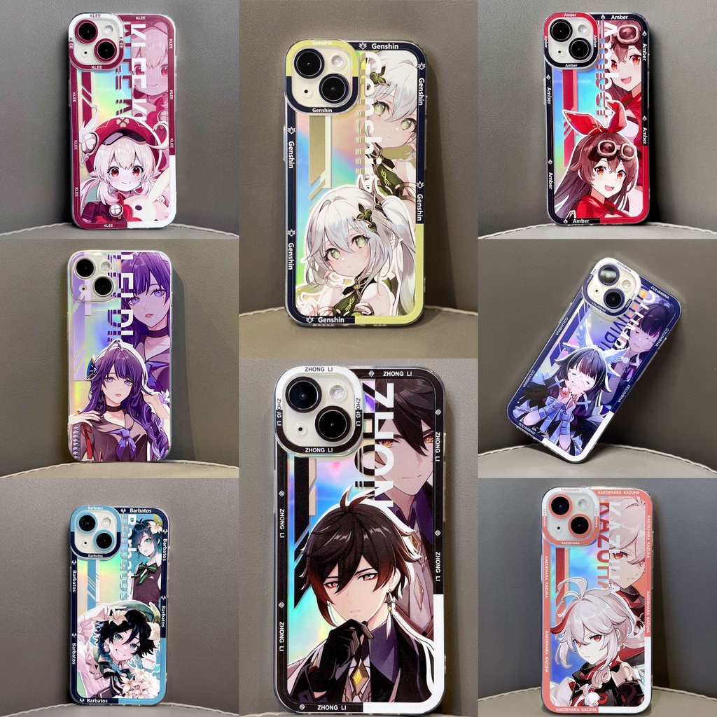 Genshin Impact phone case Nahida new Venti clear case Amber Zhongli