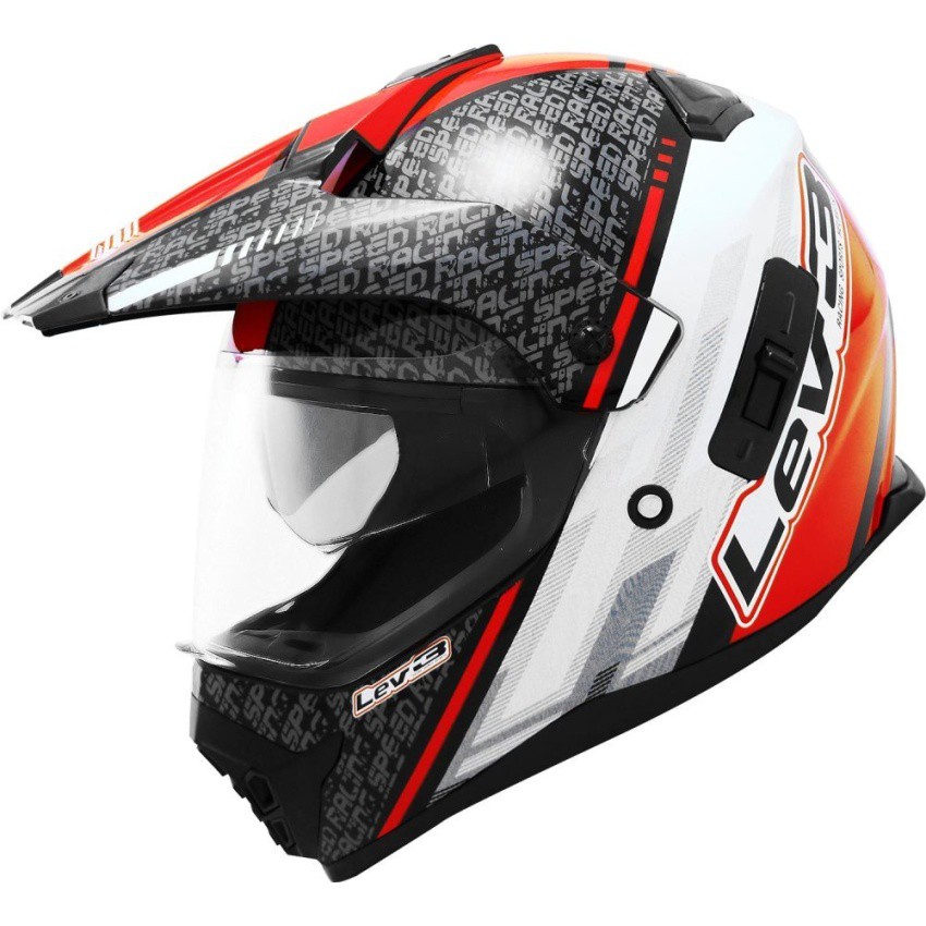 Lev3 sales motard helmet