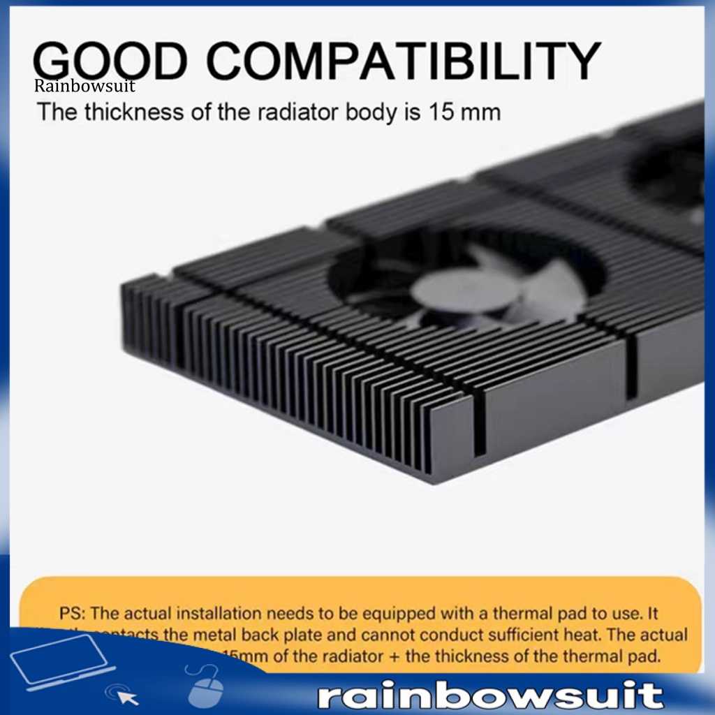[RB] Aluminum Alloy Graphics Card Cooler RTX3090 GPU Backplate Memory