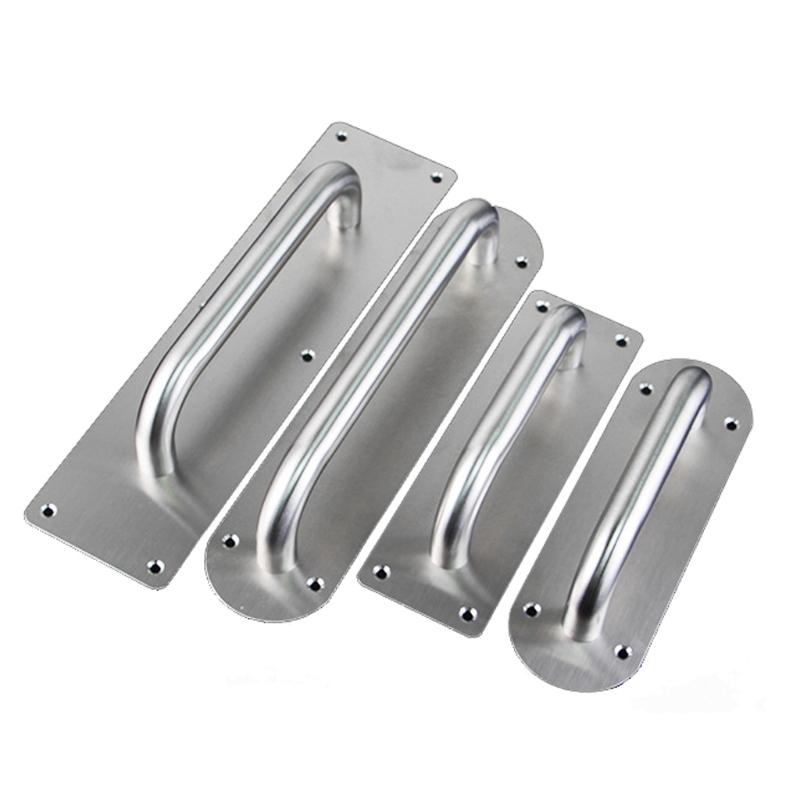 JOY Stainless Steel Door Pull Plate Door Handles on Front and Back