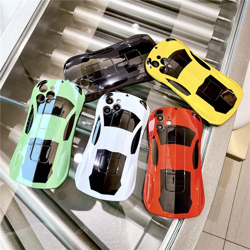Luxury 3D Sports Car Phone Case iPhone 12 11 Pro Max iPhone X XS Max XR
