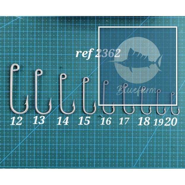 Mustad Fishing Hooks, Series 2362 (Haddock Hooks) Sizes 12 to 20